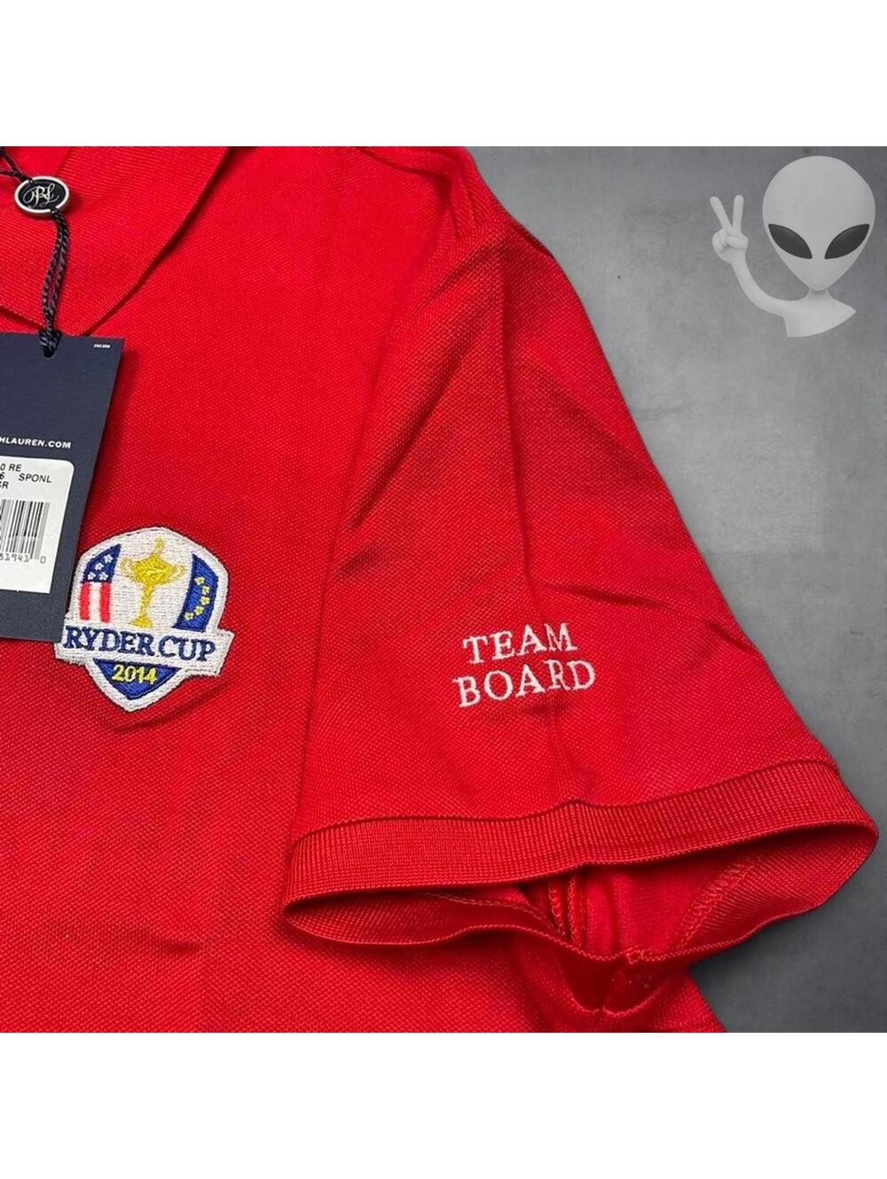 Polo Ralph Lauren Ryder Cup Golf Shirt Women Size XL Red Short Sleeve - Picture 6 of 8